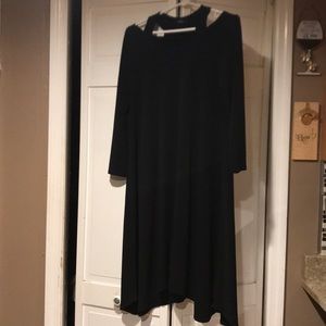 Alfani size 6 black dress long sleeve